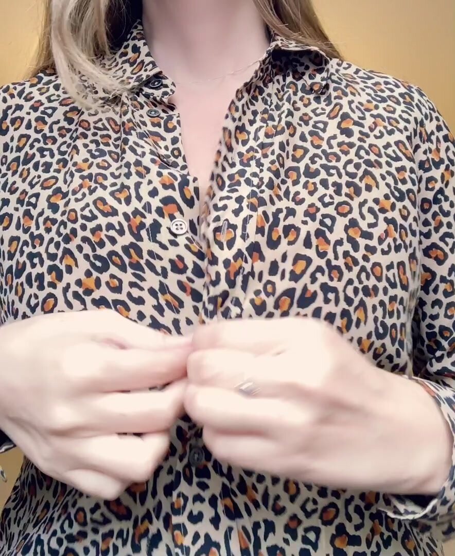 Your average British girl showing off her 30FF tits