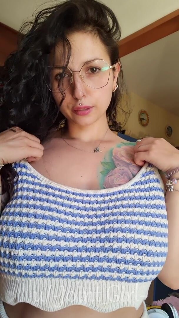 Gently removing my top so you can stare at my 38E natural tits