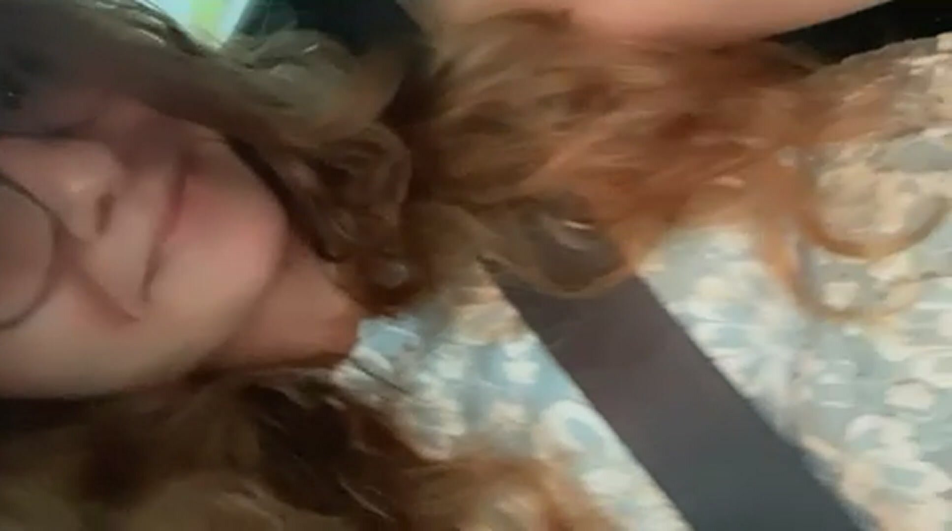 Under my blue sundress :)