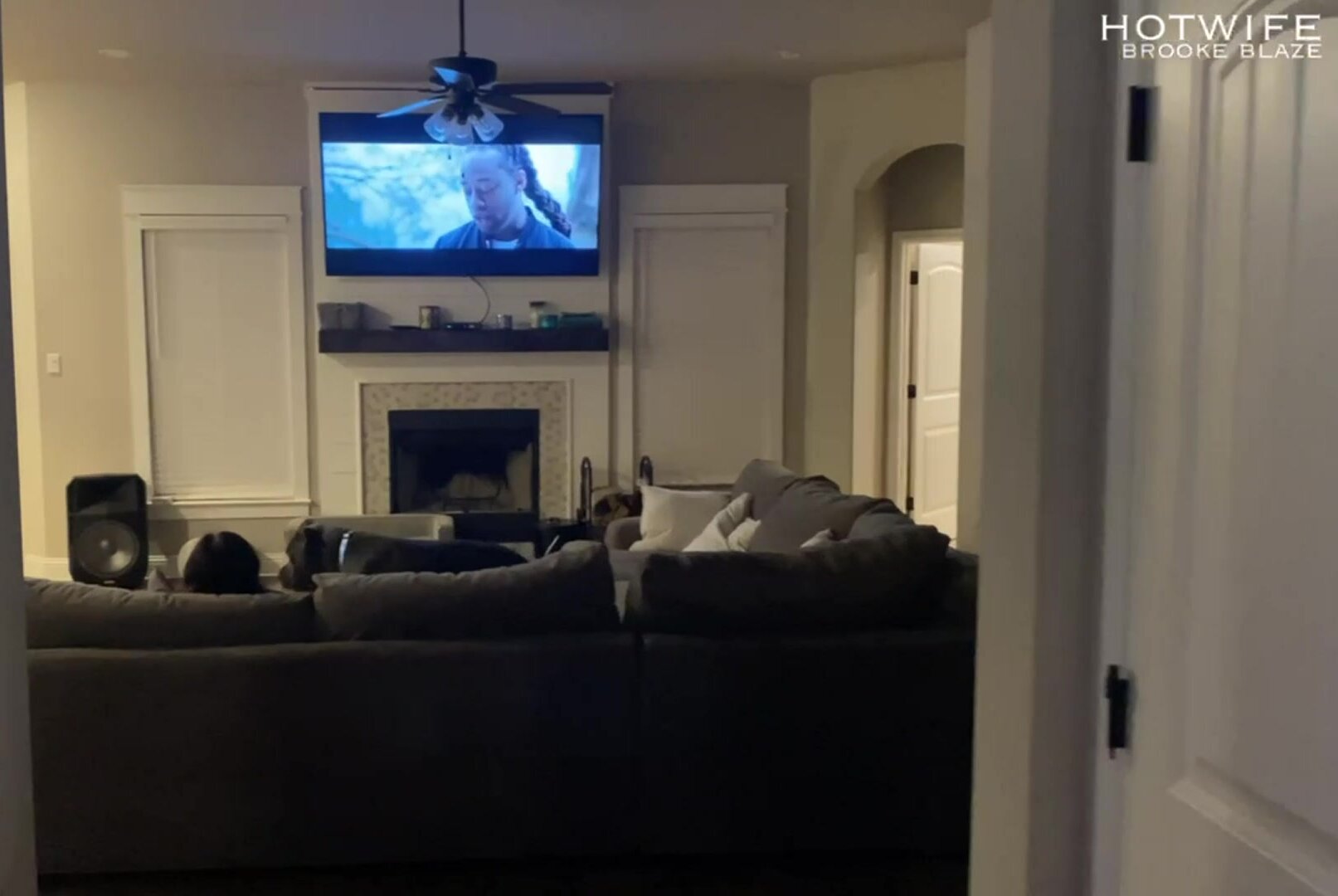 We had company over last night..here is a little footage of what transpired