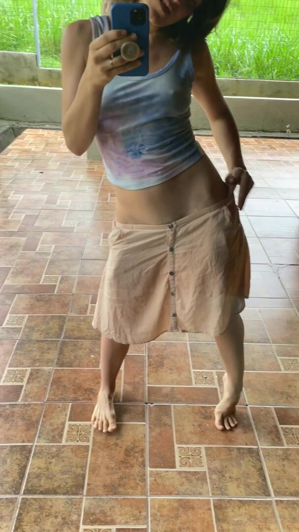 Feeling Myself and Losing Control in Front of the Mirror