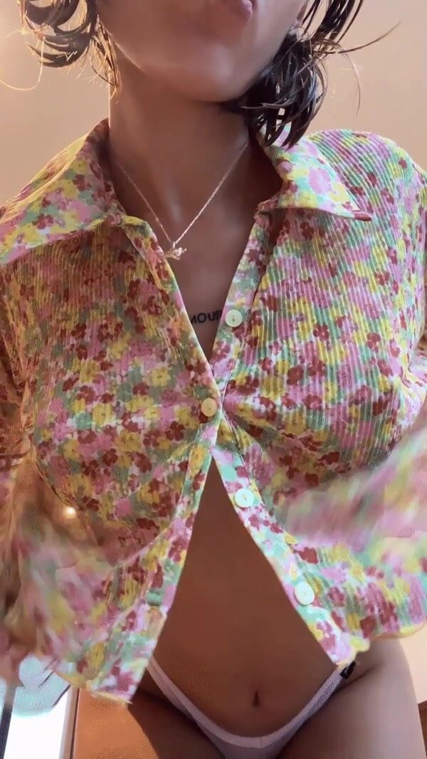 Im so horny that I could cut glass with my hard nipples