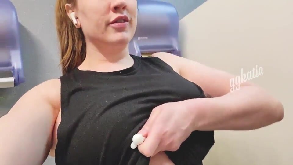 I love taking my boobs out where someone can catch me