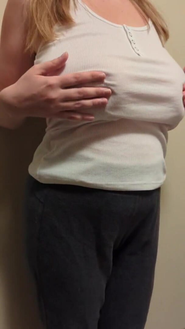 Boobs looking and feeling extra giant tonight!