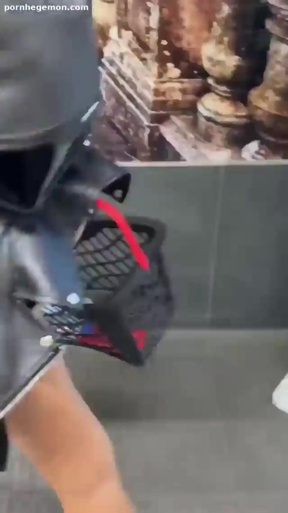 Butt plug in the shop