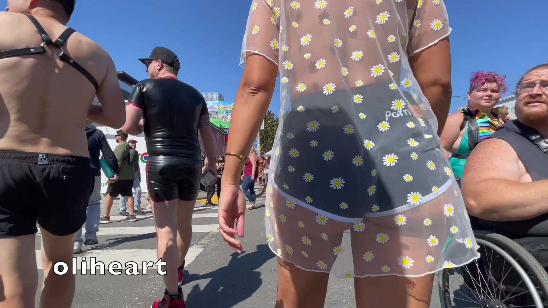 This outfit is a must if you like to flash outside